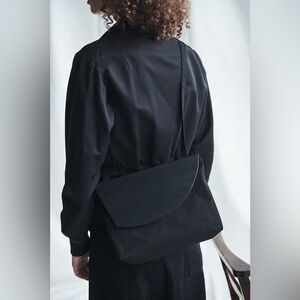 Yohji Yamamoto Namu Wood Panel Crossbody Bag Discord